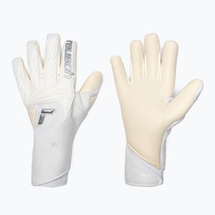 Vartininko pirštinės Reusch Attrakt Gold X Strapless white/silver