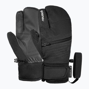Vaikiškos slidinėjimo pirštinės Reusch Leo R-Tex XT Lobster black/white