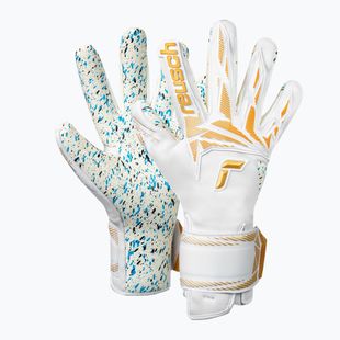 Vartininko pirštinės Reusch Unai World Champion white/gold