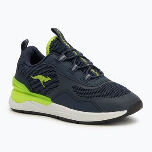 Vaikiški batai KangaROOS KD-Road dark navy/lime
