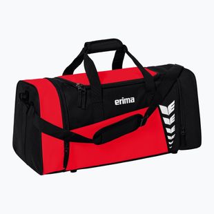 Treniruočių krepšys ERIMA Six Wings Sports Bag 49,5 l red/black