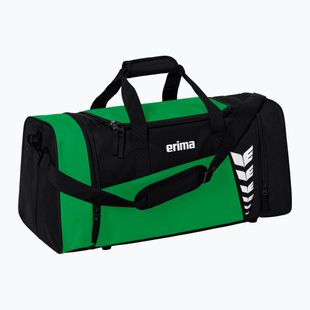 Treniruočių krepšys ERIMA Six Wings Sports Bag 76 l emerald/black