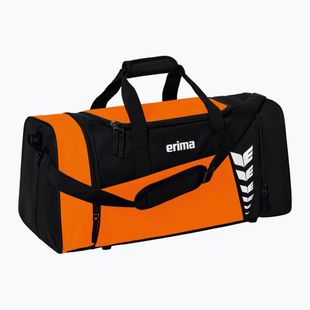 Treniruočių krepšys ERIMA Six Wings Sports Bag 28 l orange/black