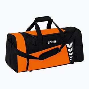 Treniruočių krepšys ERIMA Six Wings Sports Bag 49,5 l orange/black