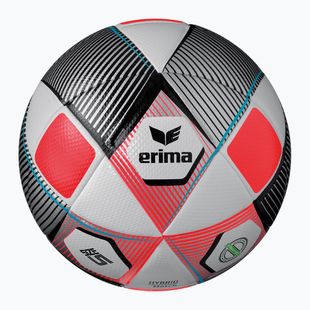 Futbolo kamuolys ERIMA Hybrid Match silver/fiery-coral dydis 5