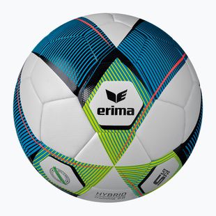 Futbolo kamuolys ERIMA Hybrid Training 2.0 mykonos blue/lime dydis 5