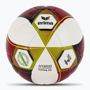Futbolo kamuolys ERIMA Hybrid Training 2.0 red/lime dydis 4