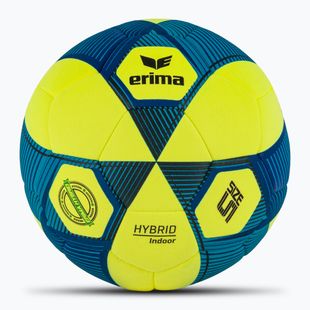 Futbolo kamuolys ERIMA Hybrid Indoor yellow/new royal blue dydis 4