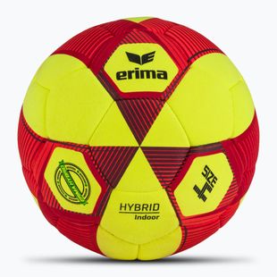 Futbolo kamuolys ERIMA Hybrid Indoor yellow/red dydis 4