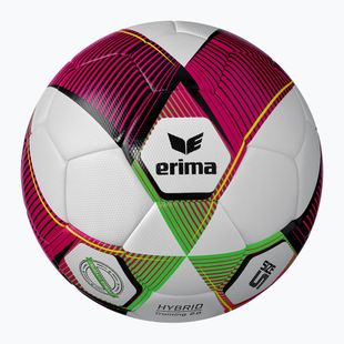 Futbolo kamuolys ERIMA Hybrid Training 2.0 red/green gecko dydis 5