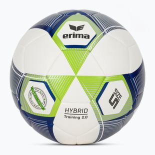 Futbolo kamuolys ERIMA Hybrid Training 2.0 size 5 metallic blue/silver/lime