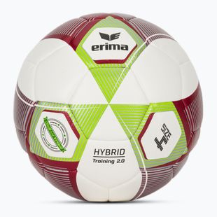 Futbolo kamuolys ERIMA Hybrid Training 2.0 size 4 metallic red/silver/lime