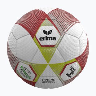 Futbolo kamuolys ERIMA Hybrid Training 2.0 size 4 metallic red/silver/lime