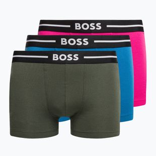 Hugo Boss Trunk Bold vyriški boksininko šortai 3 poros juodi 50490888-970