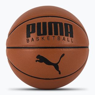 Krepšinio kamuolys PUMA Basketball Top leather brown/puma black dydis 7