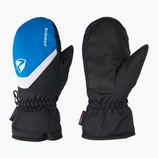 Vaikiškos slidininkų pirštinės ZIENER Loriano Aquashield Mitten persian blue