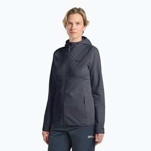 Moteriškas džemperis Jack Wolfskin Baiselberg Hooded FZ graphite