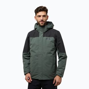 Vyriška striukė 3in1 Jack Wolfskin Romberg 3In1 slate green