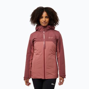Moteriška striukė 3in1 Jack Wolfskin Hunberg mineral red