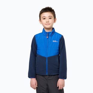 Vaikiška hibridinė striukė Jack Wolfskin Haldor Hybrid crisp cobalt