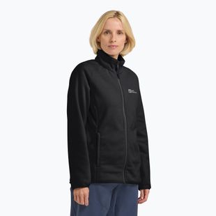Moteriškas fliso džemperis Jack Wolfskin Moonrise Full Zip black