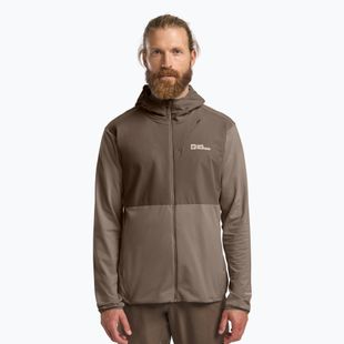 Vyriškas žygio džemperis Jack Wolfskin Prelight Trail Hoody cold coffee