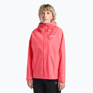 Moteriška striukė nuo lietaus Jack Wolfskin Prelight 2.5L LT sunset coral
