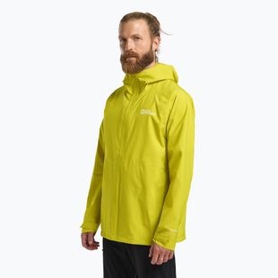 Vyriška striukė nuo lietaus Jack Wolfskin Prelight 2.5L LT chartreuse