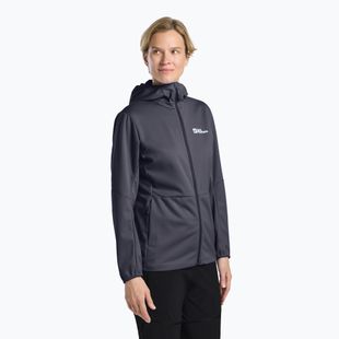 Moteriška softhsell striukė Jack Wolfskin Feldberg Hoody graphite