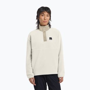 Moteriškas fliso džemperis Jack Wolfskin Sumetro Half Zip cotton white