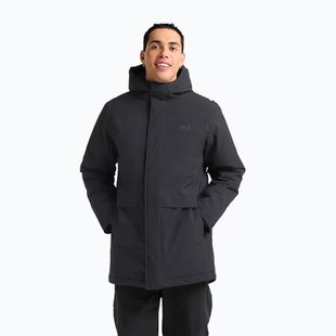 Vyriškas šiltintas paltas Jack Wolfskin Cold Camp Coat black
