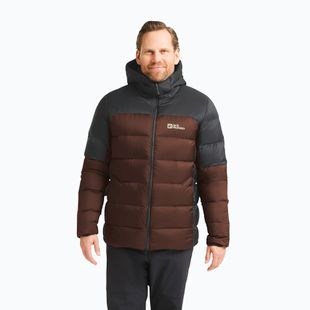 Vyriška pūsta striukė Jack Wolfskin Nebelhorn Down Hoody hot choc