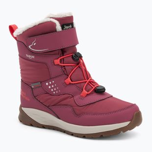 Vaikiški batai Jack Wolfskin Polar Bear-G Texapore High Vc raisin
