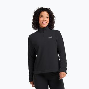 Moteriškas flisinis džemperis Jack Wolfskin Taunus 100 Half Zip black