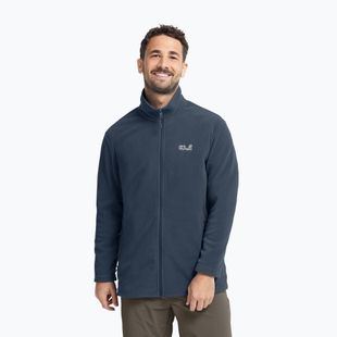 Vyriškas flisinis džemperis Jack Wolfskin Taunus 100 Full Zip midnight sky