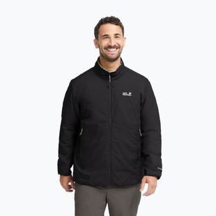 Vyriška pašiltinta striukė Jack Wolfskin Trail Light Ins 2IN1 black