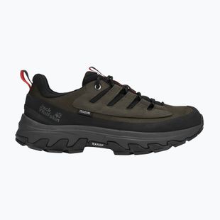 Vyriški žygio batai Jack Wolfskin Apex Hike Texapore Low obsidian moss