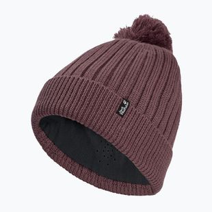 Žieminė kepurė Jack Wolfskin Pom Pom Beanie sheer plum