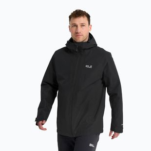 Vyriška 3 in‑1 striukė Jack Wolfskin Stonetrail 3In1 black