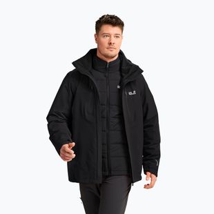 Vyriška 3 in‑1 striukė Jack Wolfskin Jasper Pro 3IN1 black