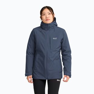 Moteriška 3‑in‑1 striukė Jack Wolfskin Hunberg 2 3IN1 midnight sky