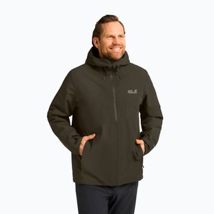 Vyriška pašiltinta striukė Jack Wolfskin Wisper Ins obsidian moss