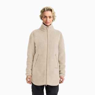 Moteriškas flisinis džemperis Jack Wolfskin High Curl Coat oyster