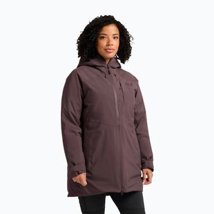 Moteriška pūsta striukė Jack Wolfskin Icecape 2L Down Ins Rds sheer plum