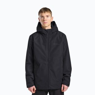 Vyriška striukė 3in1 Jack Wolfskin Taubenberg 3In1 black