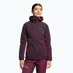 Jack Wolfskin moteriška slidinėjimo striukė Alpspitze Ins Hoody purple 1206801_2042