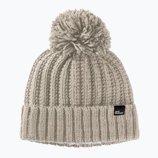 Moteriška žieminė kepurė Jack Wolfskin Highloft Knit dusty grey