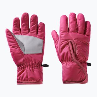Vaikiškos žygio pirštinės Jack Wolfskin Easy Entry dark fuchsia