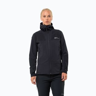 Moteriška softshell striukė Jack Wolfskin Andur black