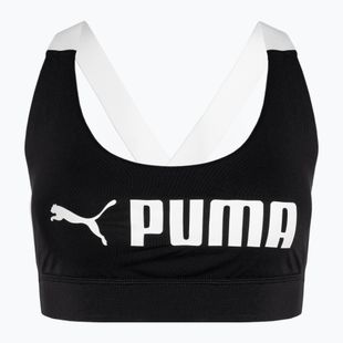 PUMA Mid Impact fitneso liemenėlė Puma Fit puma juoda